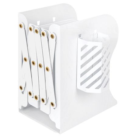 Органайзер для канцелярии BRAUBERG Подставка-держатель для книг и учебников , с органайзером, раздвижная