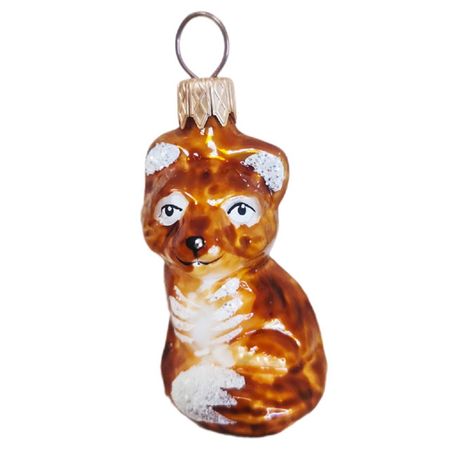 подвеска КОЛОМЕЕВ Лисичка 6см мини серия ВС стекло мультиколор