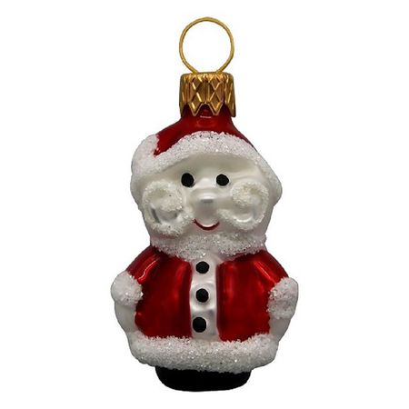 подвеска КОЛОМЕЕВ Санта 6см мини серия ВС стекло мультиколор