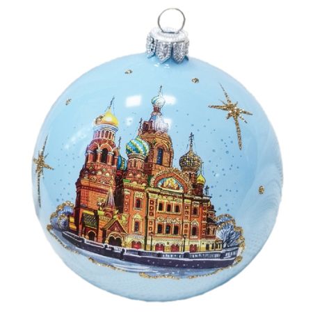 шар КОЛОМЕЕВ Храм Спаса-на-Крови 2 100мм серия ВС стекло мультиколор