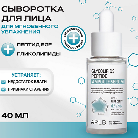 Сыворотка для лица APLB Ампульная сыворотка с гликолипидами и пептидами Glycolipids Peptide Ampoule Serum