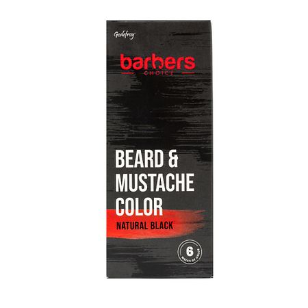 Набор средств для ухода за бородой GODEFROY Godefroy Barbers Choice Natural Black Камуфляж бороды, набор (натурально-черный)