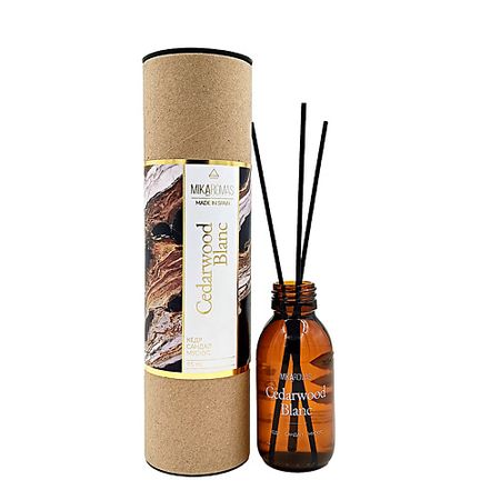 Аромадиффузор MIKAROMAS Ароматизатор воздуха с палочками Cedarwood Blanc (Белый кедр)