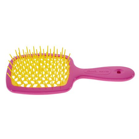 Щетка для волос JANEKE Щетка для волос фуксия желтый Superbrush Vented Brush