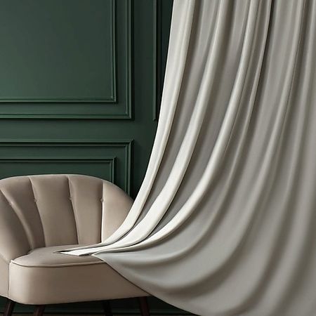 Штора ARYA HOME COLLECTION Портьера с подхватом  Astra0 9A Серо-бежевый