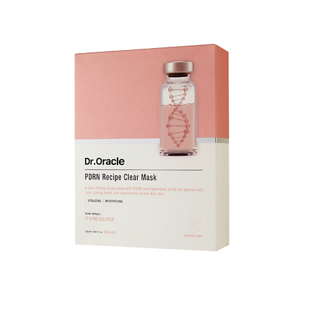 Набор масок для лица DR.ORACLE Набор ревитализирующих масок для лица с полинуклеотидами PDRN Recipe Clear Mask