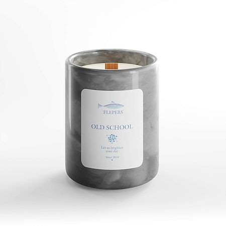 Свеча ароматическая FLEPERS Парфюмерная свеча Old school