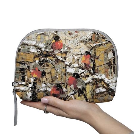 Косметичка МАХАОН Косметичка женская большая кожаная большая раскраска по цифрам веселая стройка 90х60 см