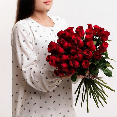 Букет живых цветов БУКЕТНАЯ ЛАВКА 35 Красных роз алексей анатольевич березин 7 красных линий