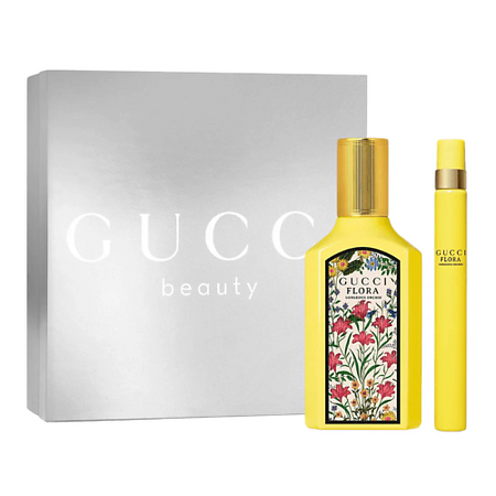 Набор парфюмерии GUCCI Набор Flora Gorgeous Orchid: Парфюмерная вода + Парфюмерная вода в дорожном формате