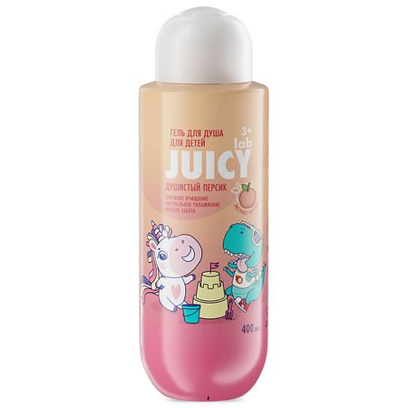 Гель для душа SPLAT Детский гель для душа Душистый персик Juicy Lab
