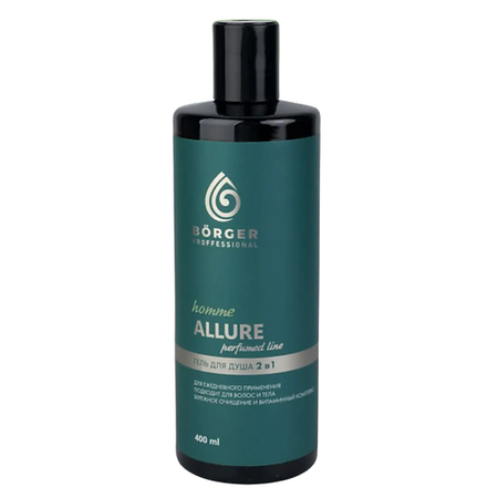 Парфюмированный шампунь-гель для душа BORGER Парфюмированный безсульфатный гель для душа и шампунь 2в1 ALLURE