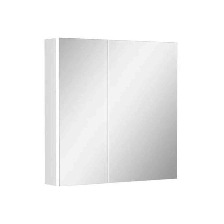 шкаф зеркальный ЭКВИЛ Prime 80х80см LED-посветка белый