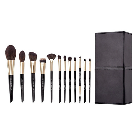 Кисть для лица LUXEHAVEN Набор кистей для макияжа глаз и лица в тубусе карта ретро вятской губернии состояние на 1892г в картонном тубусе с подвесом