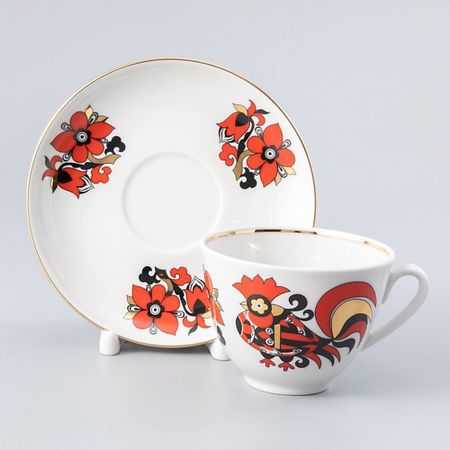 Набор посуды ИМПЕРАТОРСКИЙ ФАРФОРОВЫЙ ЗАВОД Чашка с блюдцем 
