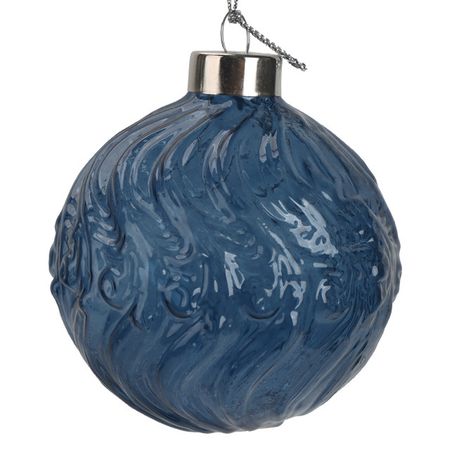 шар MAXIJOY 80мм стекло синий в асс-те