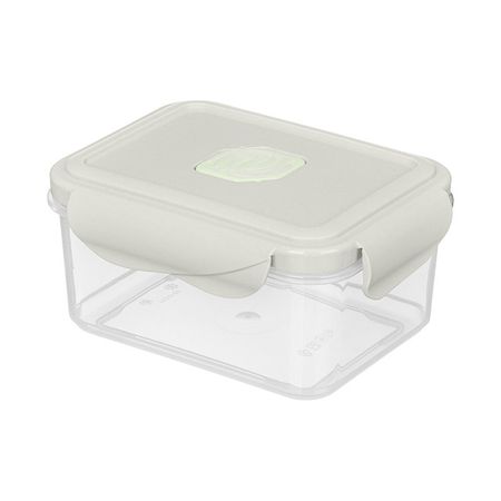 контейнер для продуктов PHIBO Eco Style 0,5л 14х10,8х7см 4 замка прямоугольный с клапаном пластик