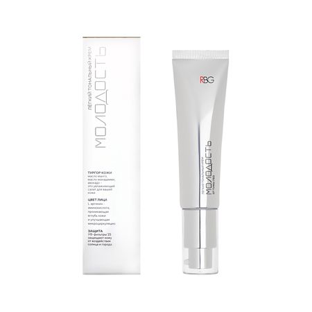 Крем тональный для лица RBG МОЛОДОСТЬ с натуральным эффектом тон 01 Светлый алексей александрович кузилин вторая молодость