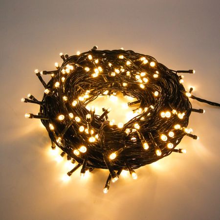 гирлянда MAXIJOY 15м 150LED теплый белый свет