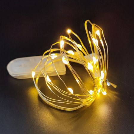 гирлянда MAXIJOY Роса 1м 10LED теплый белый свет