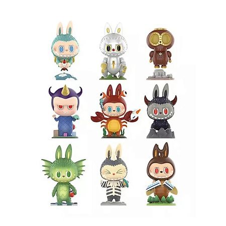 Мягкая игрушка POP MART Игрушка-сюрприз LABUBU THE MONSTERS Elf, рандомный выбор, 2шт, 15см