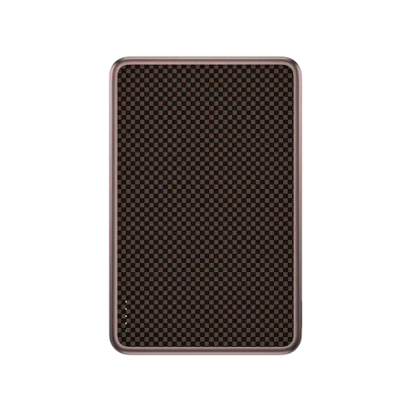 Внешний аккумулятор Benks MP16 Armor Go MagSafe 10000mAh Type-C черный/золотой шахматное плетение