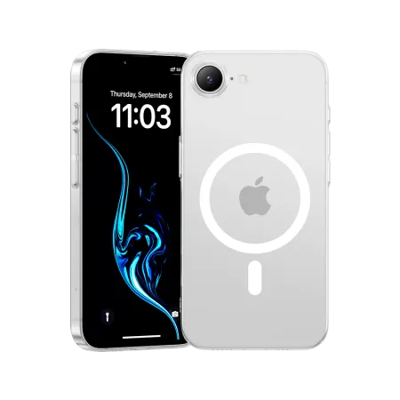 Чехол-накладка Benks Crystal MagSafe для iPhone 16e пластиковый (прозрачный)