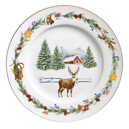 тарелка ESPRADO Presa 26,8см обеденная фарфор