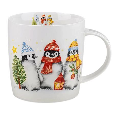кружка ESPRADO Dobro Пингвины 340мл фарфор
