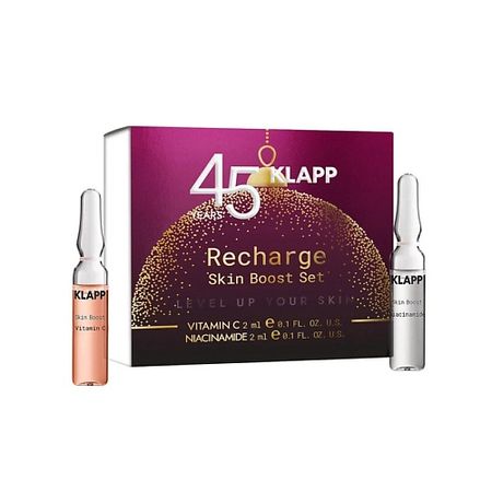 Ампулы для лица KLAPP COSMETICS Рождественский набор для лица Recharge Skin Boost Set 45+