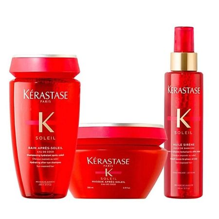 Набор для ухода за волосами KERASTASE Набор для ухода за волосами Soleil: шампунь+маска+масло