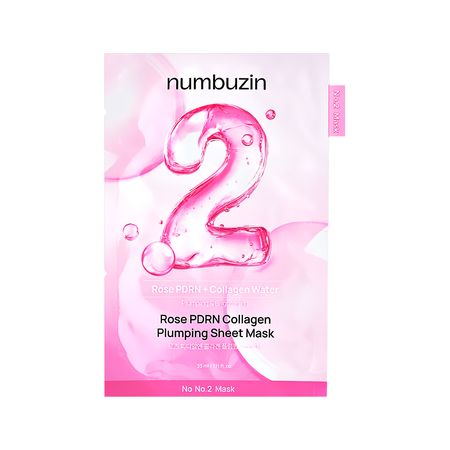 Маска для лица NUMBUZIN NO. 2 с коллагеном, экстрактом розы и PDRN для упругости кожи 33 мл