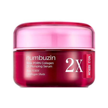 Сыворотка для лица NUMBUZIN NO. 2 Rose PDRN Collagen 2X Plumping интенсивная с ПДРН и микроиглами 30 мл