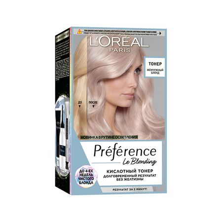 Тонер для волос LOREAL PREFERENCE Жемчужный блонд 174 мл зачем мы живем по творениям святителя феофана затворника