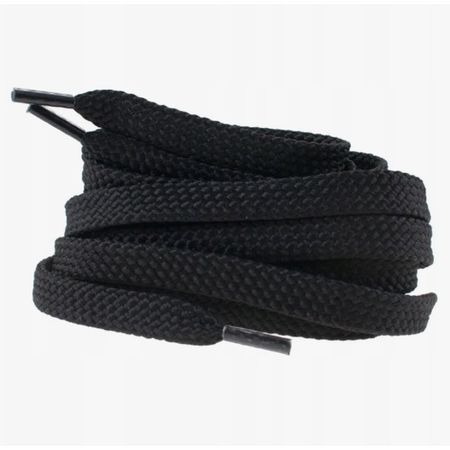 шнурки CORBBY 90см хлопок плоские черные