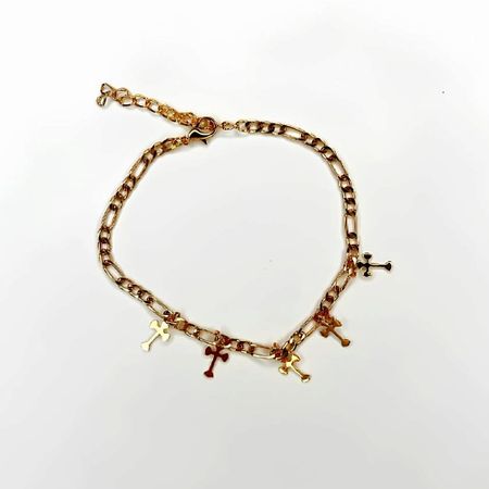 Браслет GILMEEVA Браслет на ногу золотистый