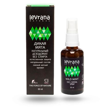 Дезодорант-спрей LEVRANA Дезодорант натуральный Дикая Мята Wild Mint Deo Crystal Spray