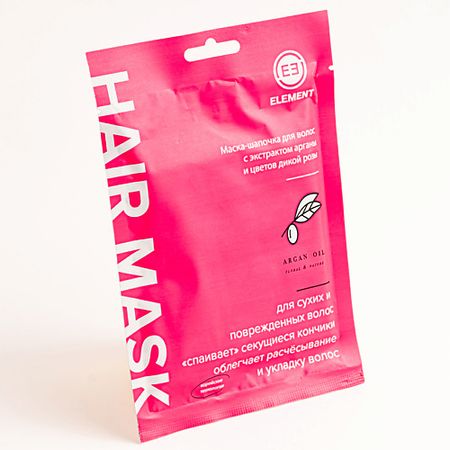 Маска для волос ELEMENT Одноразовая маска шапочка для волос с розой р принцесса с розой мсоврпринц илл гончаровой вырубка комарова