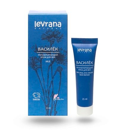 Крем для глаз LEVRANA Крем для век регенерирующий Василек Skin Repair Natural Eye Cream
