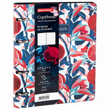 Тетрадь BRAUBERG Тетрадь на кольцах 80 листов VISTA windows vista лучшие проекты