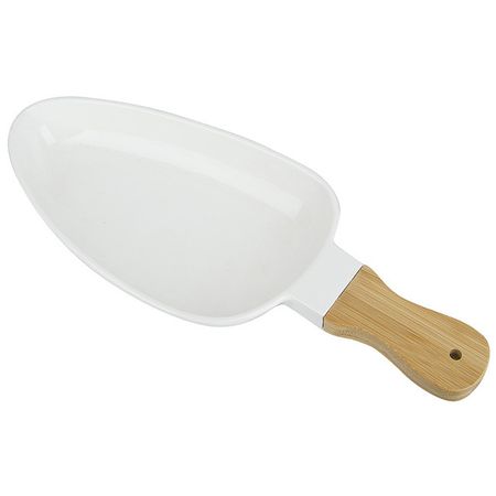 блюдо NOUVELLE HOME Naturel 16х40х5см 0,9л фарфор, бамбук