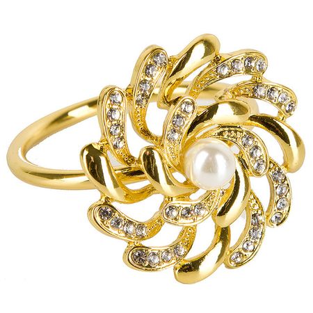 кольцо для салфеток NOUVELLE HOME Вихрь 4х3,5х4,5см сталь