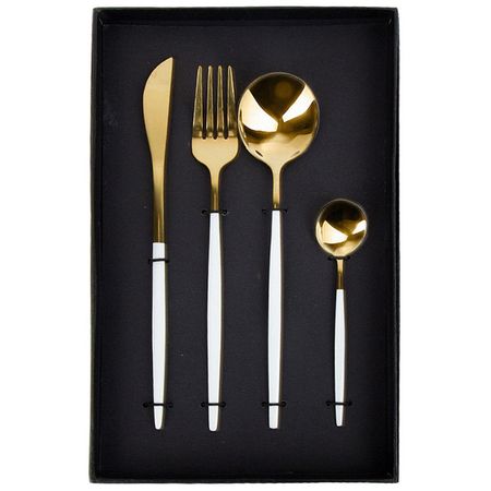 набор столовых приборов NOUVELLE HOME 4пр. нерж. сталь