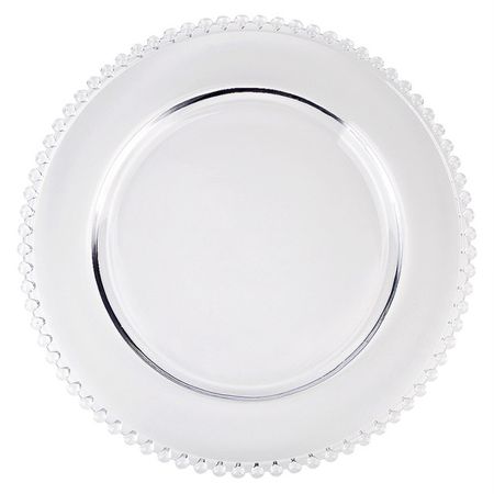 блюдо NOUVELLE HOME Gocciolina 32см круглое стекло