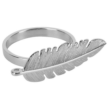 кольцо для салфеток NOUVELLE HOME Перо 5,5х2х4 сталь серебро иван ястребиное перо грустная улыбка