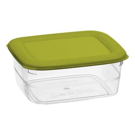 контейнер для продуктов АРХИМЕД Классика 0,6л 14x12x6см прямоугольный пластик