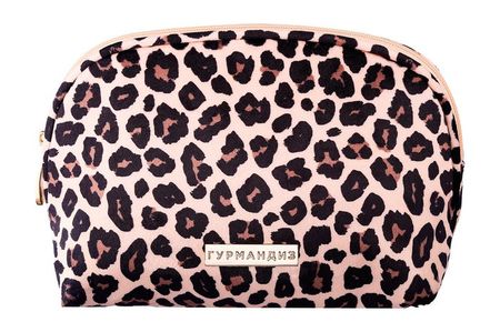 Гурмандиз Косметичка Леопардовая Средняя лаура довер 101 идея на все случаи жизни
