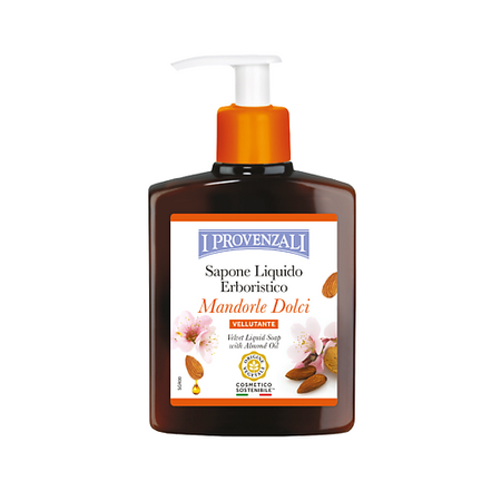 Мыло жидкое I PROVENZALI Растительное жидкое мыло Бархатистое с маслом Миндаля