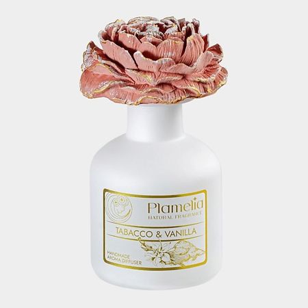 Аромадиффузор PLAMELIA Диффузор ароматический Табак и ваниль ЦВЕТОК