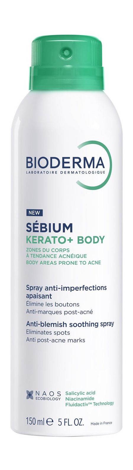 Bioderma Laboratoire Dermatologique Sebium Kearto + Body Anti-Blemish Soothing Spray